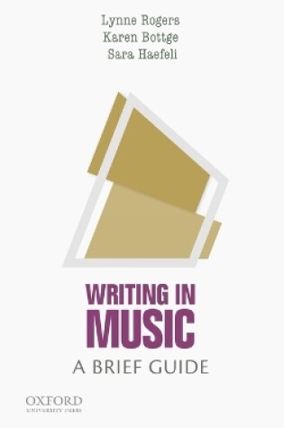 Cover of Writing in Music