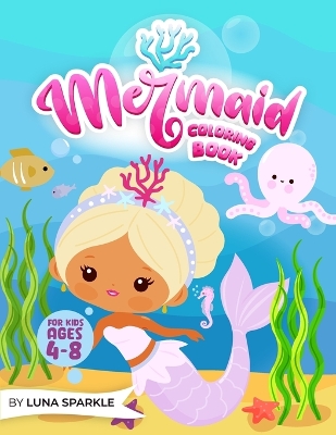 Book cover for Mermaid Coloring Book