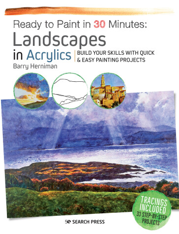 Cover of Landscapes in Acrylics