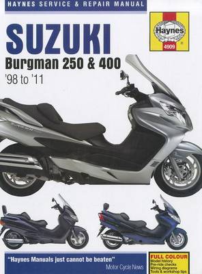 Book cover for Suzuki AN250 & 400 Burgman Service and Repair Manual