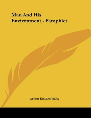 Book cover for Man and His Environment - Pamphlet