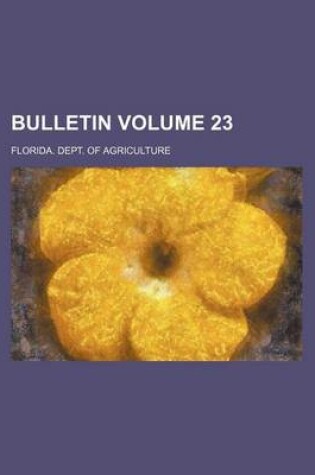 Cover of Bulletin Volume 23