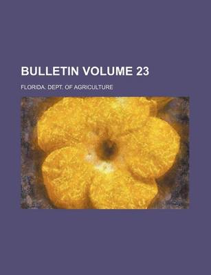 Book cover for Bulletin Volume 23