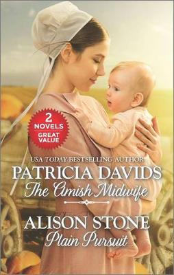 Book cover for The Amish Midwife and Plain Pursuit
