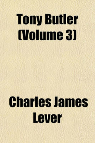 Cover of Tony Butler (Volume 3)