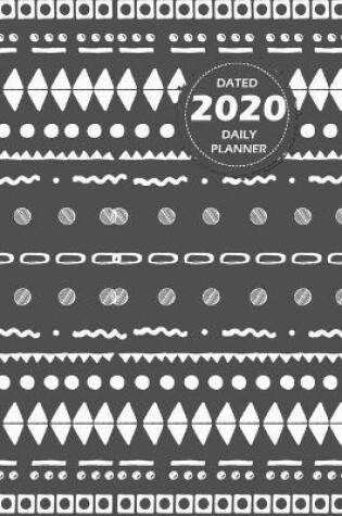 Cover of Pattern Lifestyle, Dated 2020 Daily Planner, 365 Days Blank Lined, Write-in Journal (Gray)