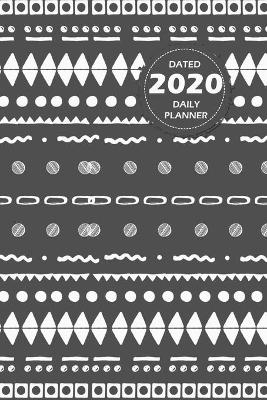 Book cover for Pattern Lifestyle, Dated 2020 Daily Planner, 365 Days Blank Lined, Write-in Journal (Gray)