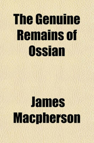 Cover of The Genuine Remains of Ossian