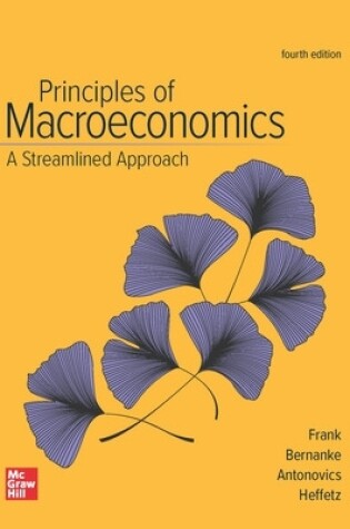 Cover of Principles of Macroeconomics, A Streamlined Approach