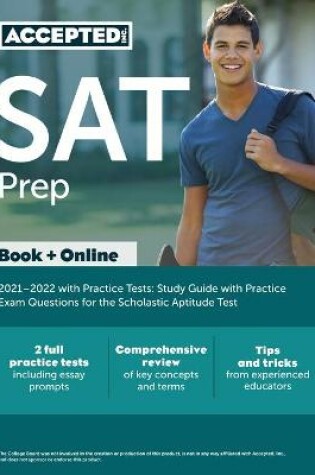 Cover of SAT Prep 2021-2022 with Practice Tests