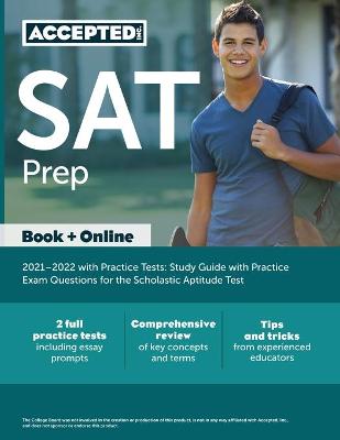 Book cover for SAT Prep 2021-2022 with Practice Tests