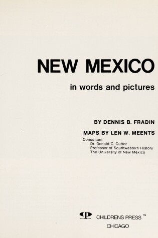 Cover of New Mexico in Words and Pictures