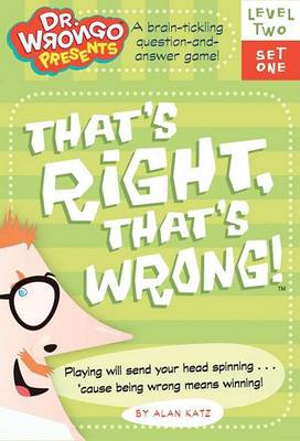 Book cover for That's Right, That's Wrong! Level Two Set One