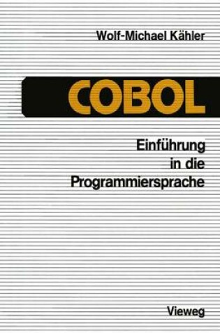 Cover of Einführung in die Programmiersprache COBOL