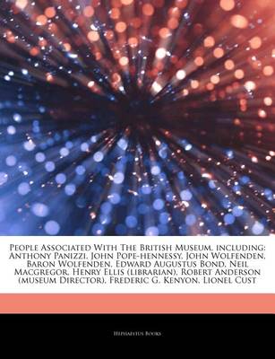 Book cover for Articles on People Associated with the British Museum, Including