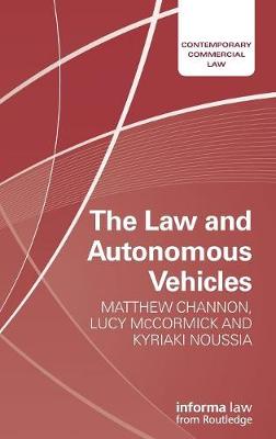 Book cover for The Law and Autonomous Vehicles
