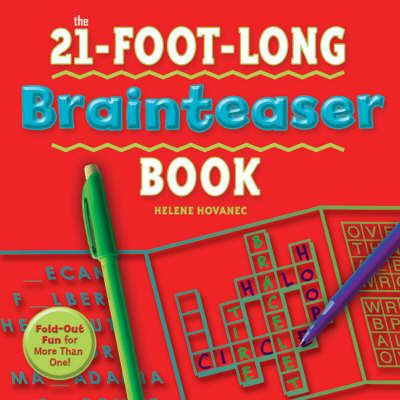 Book cover for 21-foot-long Brainteaser Book