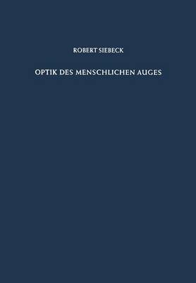 Cover of Optik Des Menschlichen Auges