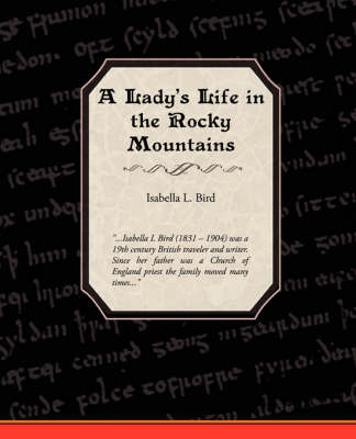 Book cover for A Ladies Life in the Rocky Mountains