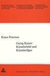 Book cover for Georg Kaiser: Kuenstlerbild Und Kuenstlerfigur