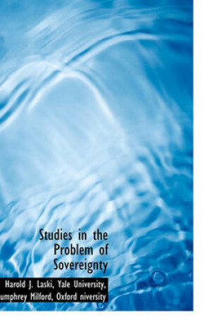 Cover of Studies in the Problem of Sovereignty