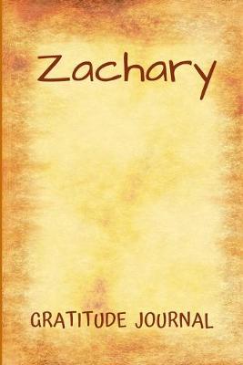 Book cover for Zachary Gratitude Journal