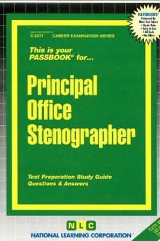 Cover of Principal Office Stenographer