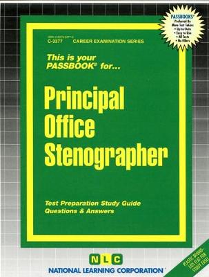 Book cover for Principal Office Stenographer