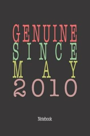 Cover of Genuine Since May 2010