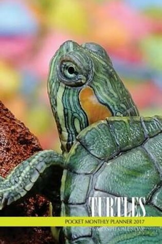 Cover of Turtles Pocket Monthly Planner 2017