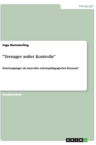 Cover of "Teenager ausser Kontrolle"