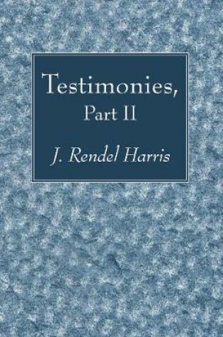 Cover of Testimonies, Part II
