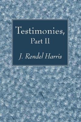 Book cover for Testimonies, Part II
