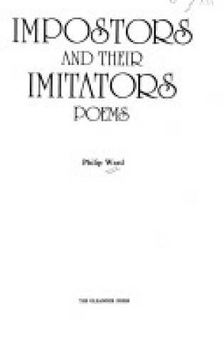 Cover of Impostors and Their Imitators