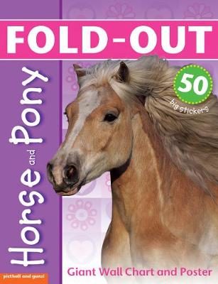 Cover of Fold-Out Poster Sticker Book: Horse & Pony