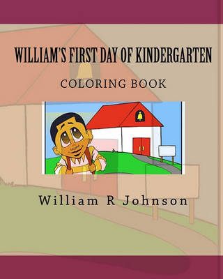 Book cover for William's First Day of Kindergarten (Coloring Book)