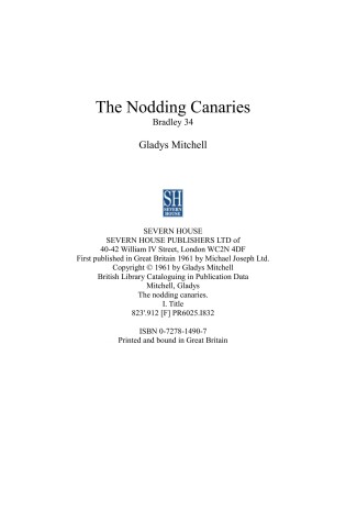 Cover of Nodding Canaries