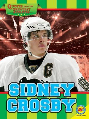 Book cover for Sidney Crosby