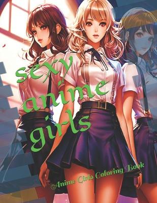 Book cover for sexy anime girls