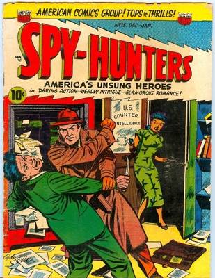 Book cover for Spy-Hunters Number 15 War Comic Book