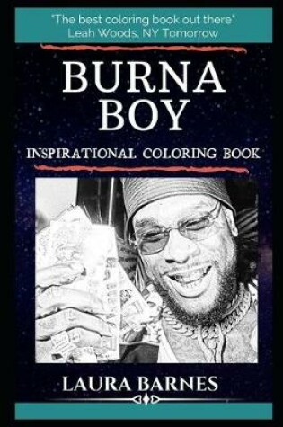 Cover of Burna Boy Inspirational Coloring Book