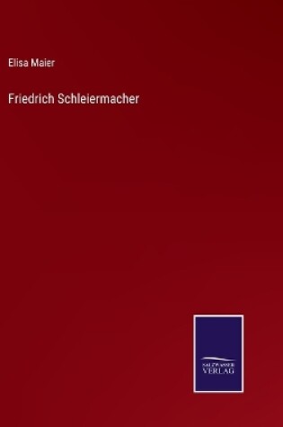 Cover of Friedrich Schleiermacher