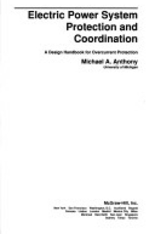 Cover of Electric Power System Protection and Coordination