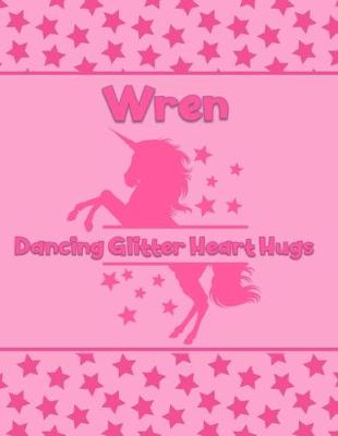 Book cover for Wren Dancing Glitter Heart Hugs