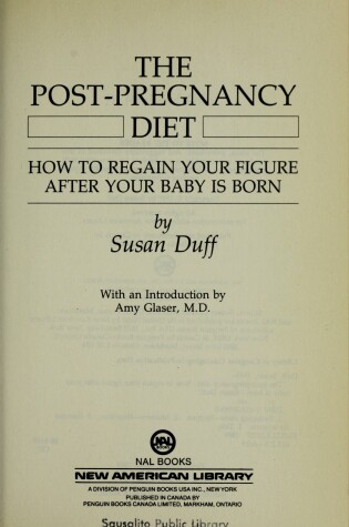 Cover of The Post-Pregnancy Diet