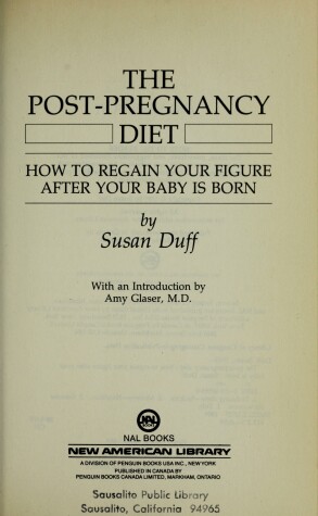 Book cover for The Post-Pregnancy Diet