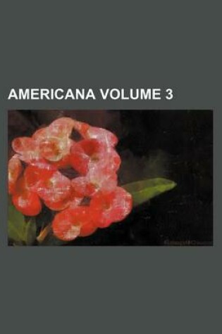 Cover of Americana Volume 3