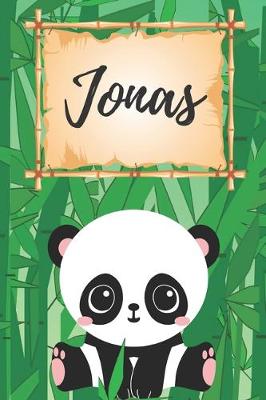 Book cover for Jonas Notizbuch Panda / Malbuch / Kritzelbuch / Tagebuch / Journal / DIN A5 / Geschenke