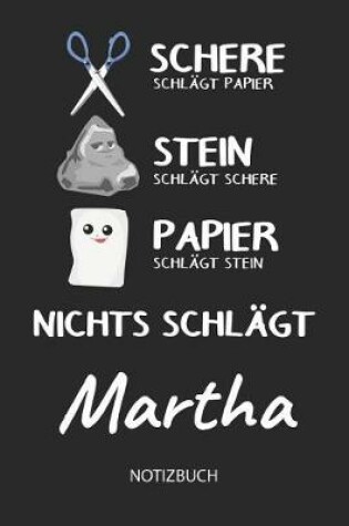 Cover of Nichts schlagt - Martha - Notizbuch