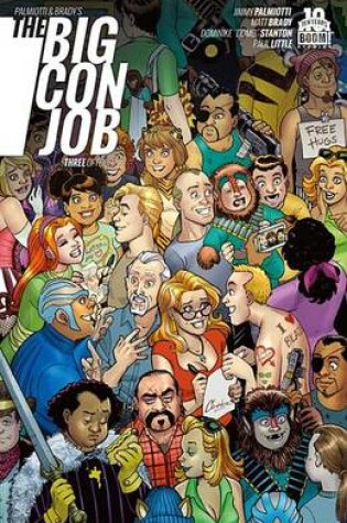 Cover of Palmiotti and Brady's the Big Con Job #3 (of 4)